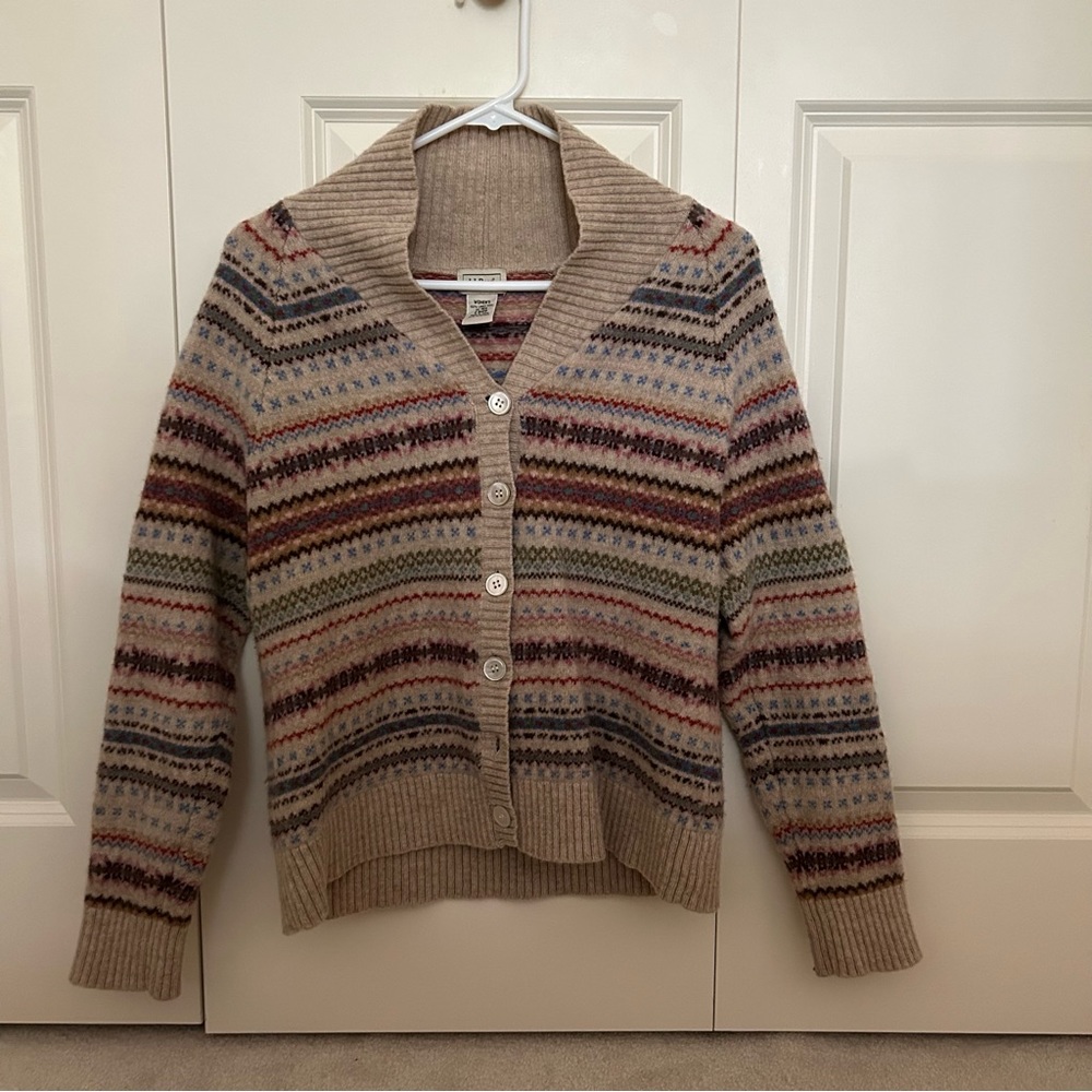 L.L. Bean Wool Sweater Cardigan
